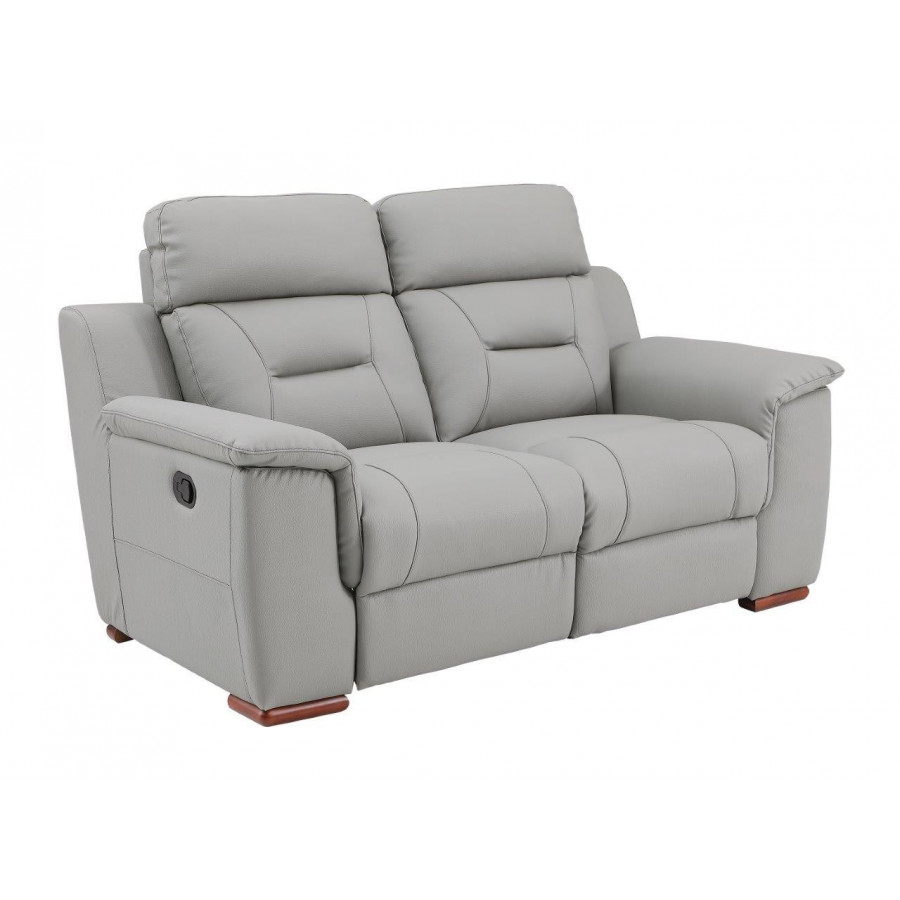 GUF 9408 Loveseat - Gray, Leather Gel/Match