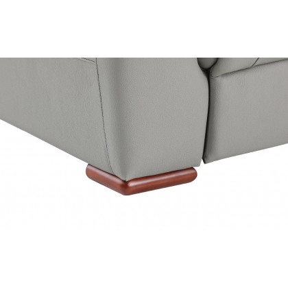 GUF 9408 Loveseat - Gray, Leather Gel/Match