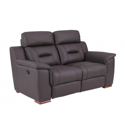 GUF 9408 Loveseat - Brown, Leather Gel/Match