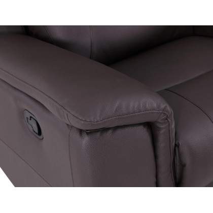 GUF 9408 Loveseat - Brown, Leather Gel/Match