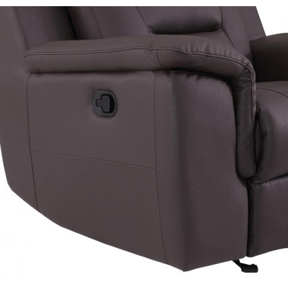 GUF 9408 Loveseat - Brown, Leather Gel/Match