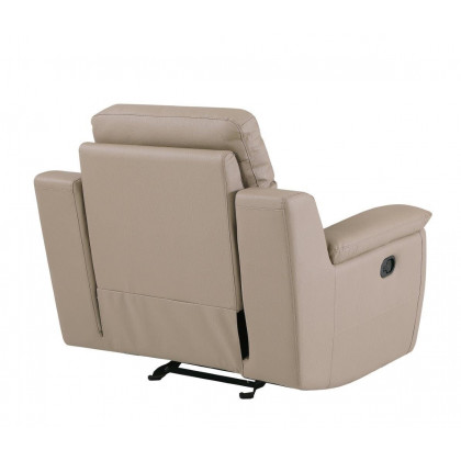 GUF 9408 Armchair - Beige, Leather Gel/Match