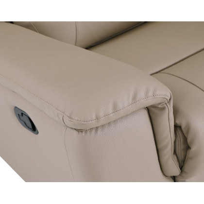 GUF 9408 Loveseat - Beige, Leather Gel/Match