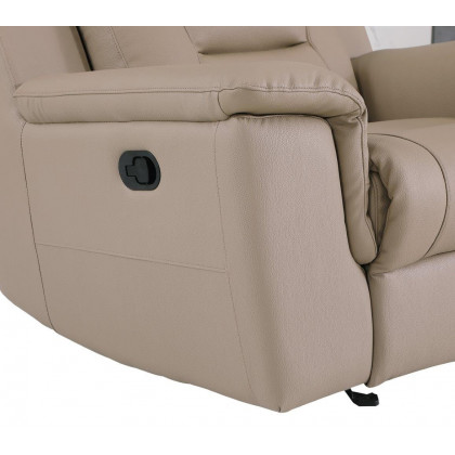 GUF 9408 Loveseat - Beige, Leather Gel/Match