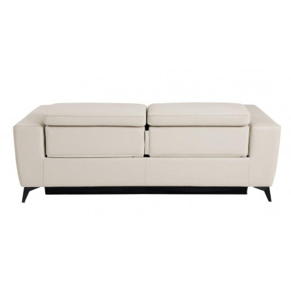 GUF 989 Power Reclining Sofa - Beige, Genuine Italian Leather