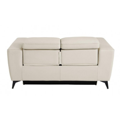 GUF 989 Power Reclining Loveseat - Beige, Leather