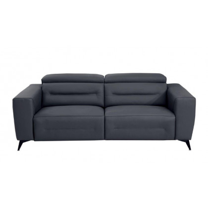 GUF 989 Power Reclining Sofa Set - Dark Gray, Leather