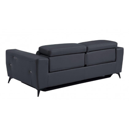 GUF 989 Power Reclining Sofa Set - Dark Gray, Leather