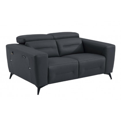 GUF 989 Power Reclining Sofa Set - Dark Gray, Leather