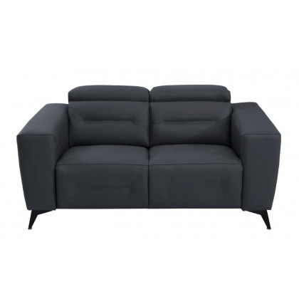 GUF 989 Power Reclining Sofa Set - Dark Gray, Leather