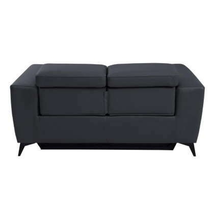 GUF 989 Power Reclining Sofa Set - Dark Gray, Leather