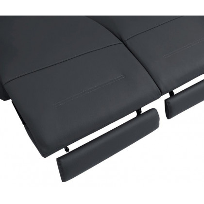 GUF 989 Power Reclining Sofa Set - Dark Gray, Leather