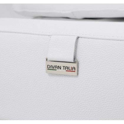 GUF 990 Power Reclining Sofa - White, Genuine Italian Leather