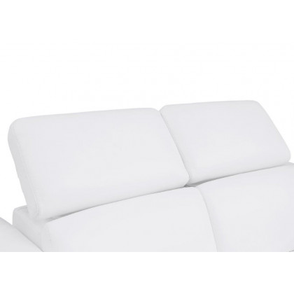 GUF 990 Power Reclining Loveseat - White, Genuine Italian Leather