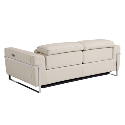 GUF 990 Power Reclining Sofa Set - Beige, Genuine Italian Leather