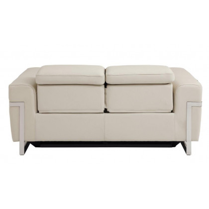GUF 990 Power Reclining Sofa Set - Beige, Genuine Italian Leather