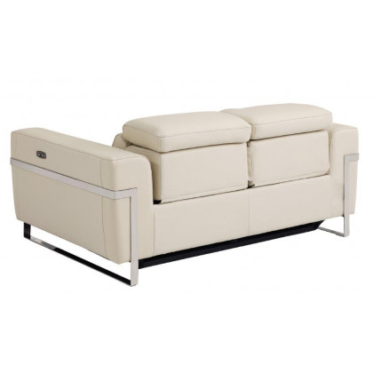 GUF 990 Power Reclining Sofa Set - Beige, Genuine Italian Leather