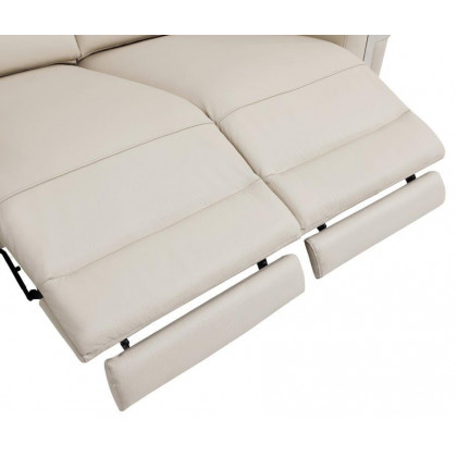 GUF 990 Power Reclining Sofa Set - Beige, Genuine Italian Leather