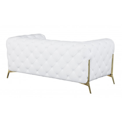GUF 970 Sofa Set - White, Genuine Italian Leather