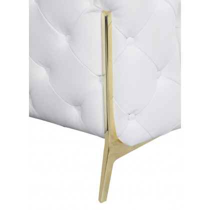 GUF 970 Sofa - White, Genuine Italian Leather