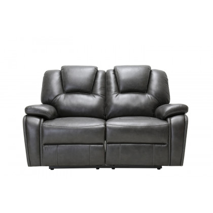 GUF - 7993 Power Reclining Sofa Set in Gray, Leather Air