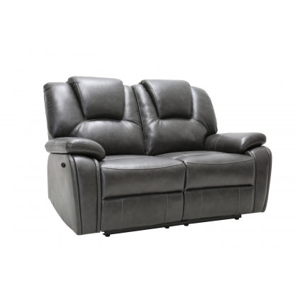 GUF - 7993 Power Reclining Sofa Set in Gray, Leather Air