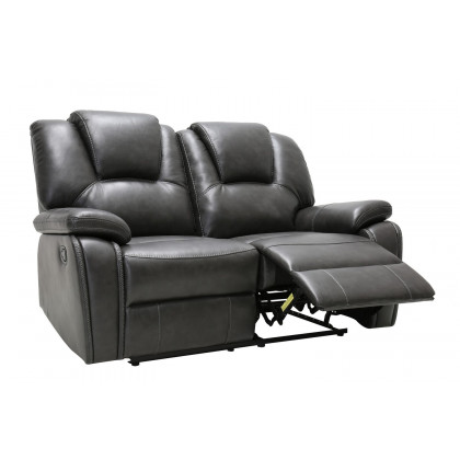 GUF - 7993 Loveseat in Gray, Leather Air
