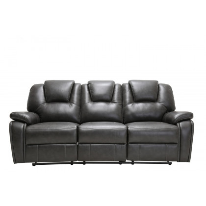 GUF - 7993 Power Reclining Sofa Set in Gray, Leather Air