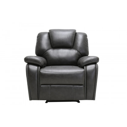 GUF - 7993 Power Reclining Sofa Set in Gray, Leather Air