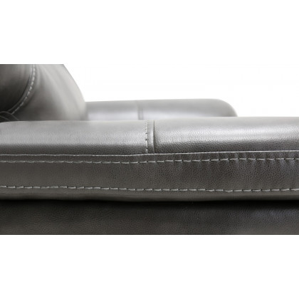 GUF - 7993 Power Reclining Chair in Gray, Leather Air