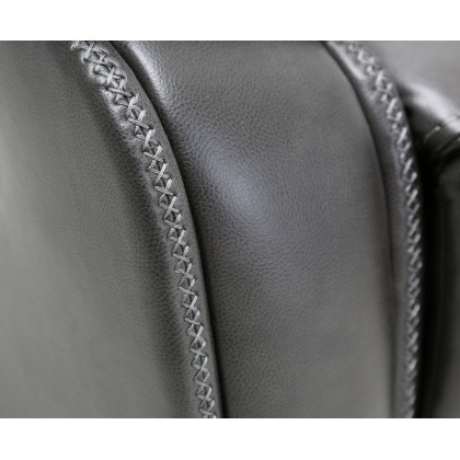 GUF - 7993 Power Reclining Chair in Gray, Leather Air