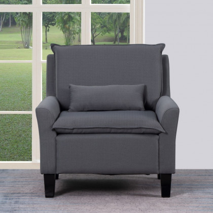 GUF - A87 Accent Chair in Gray, Polyester