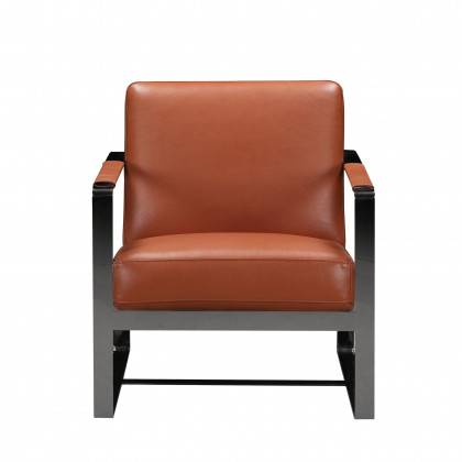 GUF C67 Accent Chair - Camel, Genuine Leather