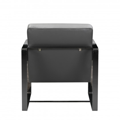 GUF C67 Accent Chair - Dark Gray, Genuine Leather