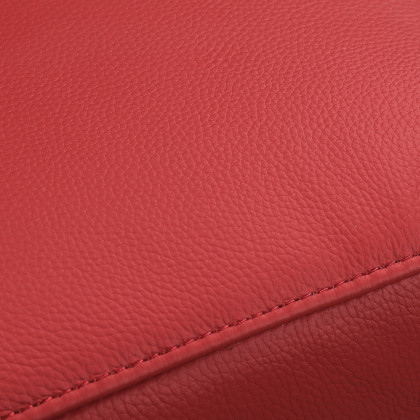 GUF - C81 Accent Chair in Red, Genuine Leather