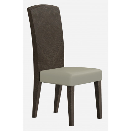 GUF - D845 Dining Table with 6 Chair Set in Gray
