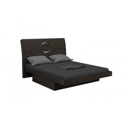 GUF Monte Carlo Queen Size Bedroom Set - Gray, 4 Pieces