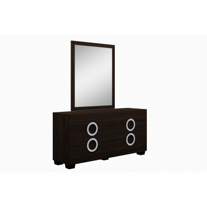 GUF Monte Carlo Queen Size Bedroom Set - Wenge, 4 Pieces