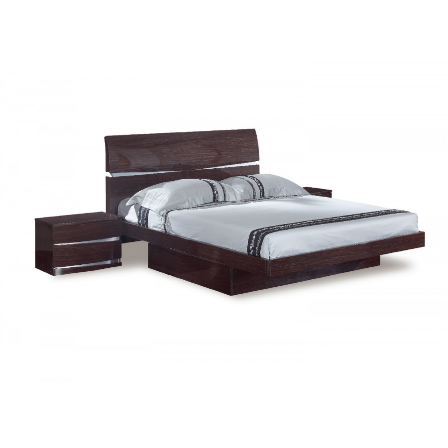 GUF Wynn Queen Size Bedroom Set - Wenge, 4 Pieces