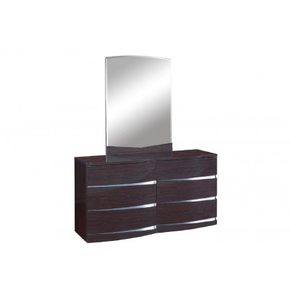 GUF Wynn Queen Size Bedroom Set - Wenge, 4 Pieces