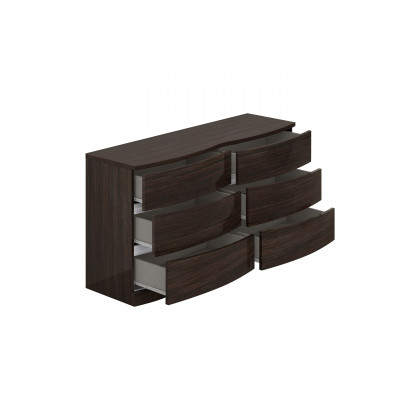 GUF Wynn Queen Size Bedroom Set - Wenge, 4 Pieces