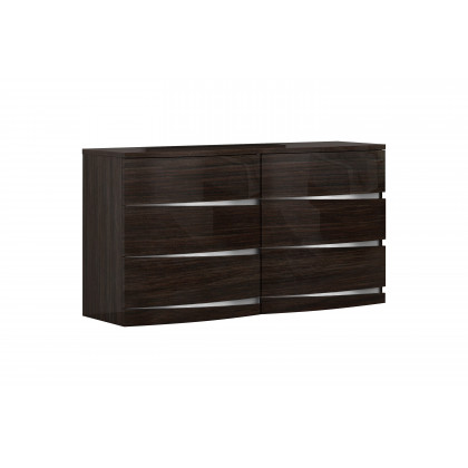 GUF Wynn Queen Size Bedroom Set - Wenge, 4 Pieces