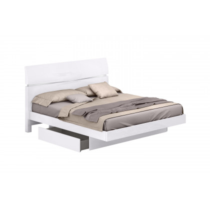 GUF Wynn Queen Size Bedroom Set - White, 4 Pieces
