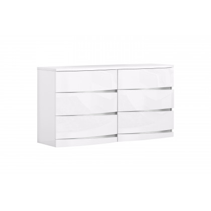 GUF Wynn Queen Size Bedroom Set - White, 4 Pieces