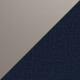 Aluminum Taupe / Siesta Indigo