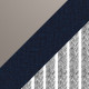 Aluminum Taupe / Siesta Indigo / Rope Light Grey