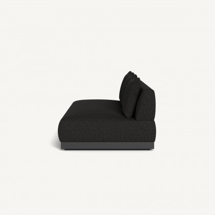 Harbour Amalfi 3 Seat Armless Sofa - Aluminum Asteroid / Copacabana Midnight