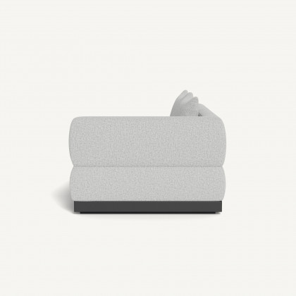 Harbour Amalfi 2 Seat 1 Arm Right - Aluminum Asteroid / Copacabana Sand