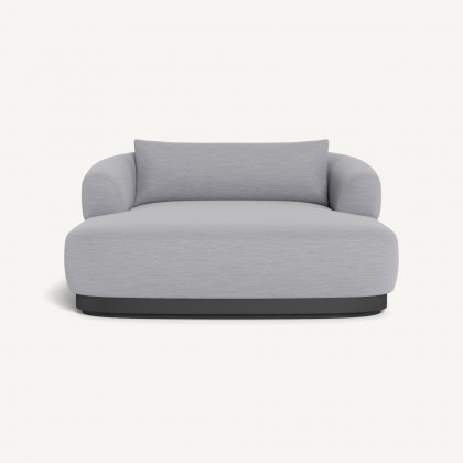 Harbour Amalfi Daybed - Aluminum Asteroid / Panama Cloud