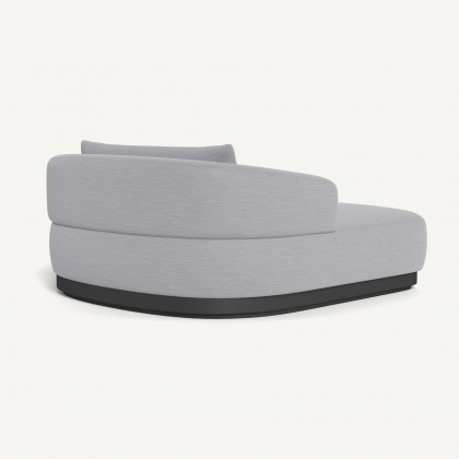 Harbour Amalfi Daybed - Aluminum Asteroid / Panama Cloud
